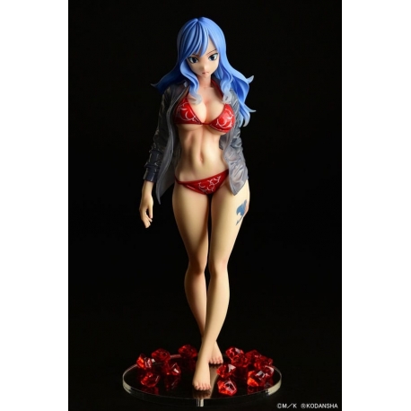 Fairy Tail Statue 1/6 Jubia Lokser Gravure_Stylesee-through wet shirt Red Bikini!! 25 cm