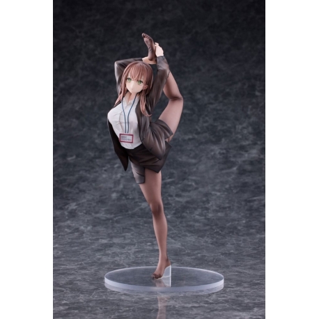 Original Character PVC Statue 1/6 OL-chan Who Doesn't Want to Go to Work White Ver. 26 cm