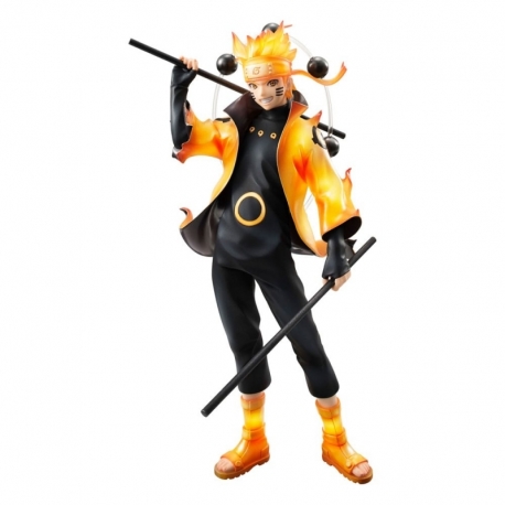Naruto Shippuden Serie G.E.M. Estatua PVC Naruto Uzumaki Six Paths Sage Mode 15th Anniversary Ver. 22 cm