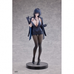 Original Character PVC Statue 1/6 Ishimi Yokoyama Black One-piece Dress Ver. illustration by Bara 28 cm