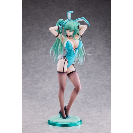 Original Character PVC Statue 1/4 Green Twin Tail Bunny-chan 43 cm