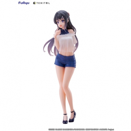 Rascal Does Not Dream of Bunny Girl Senpai Tenitol PVC Statue Mai Sakurajima 31 cm