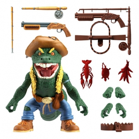 Tortugas Ninja Figura Ultimates Leatherhead 18 cm
