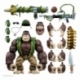 Tortugas Ninja Figura Ultimates Guerrilla Gorilla 20 cm