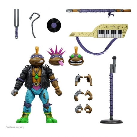 Tortugas Ninja Figura Ultimates Punker Donatello 18 cm