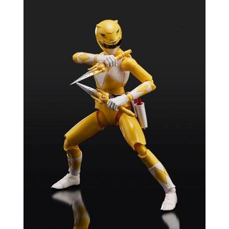 Power Rangers Maqueta Furai Model Plastic Model Kit Yellow Ranger 13 cm
