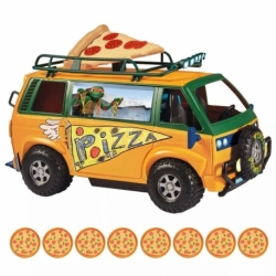 Ninja Turtles: Caos Mutante Vehículo Pizzafire Van 20 cm