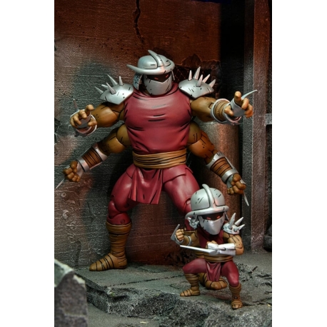 Teenage Mutant Ninja Turtles (Mirage Comics) Action Figure Shredder Clone & Mini Shredder (Deluxe) 18 cm