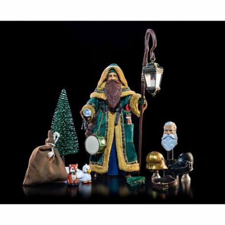 Figura Obscura Figura Father Christmas Green Robes