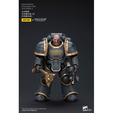 Warhammer The Horus Heresy Action Figure 1/18 Space Wolves Grey Slayer Pack Grey Slayer 3 12 cm