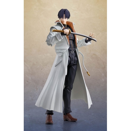 Rurouni Kenshin: Meiji Swordsman Romantic Story S.H. Figuarts Action Figure Aoshi Shinomori 17 cm