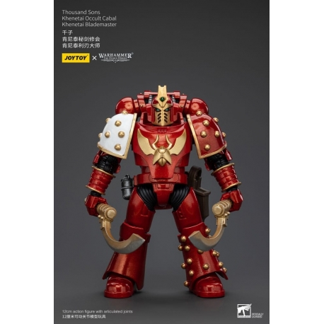 Warhammer The Horus Heresy Action Figure 1/18 Thousand Sons Khenetai Occult Cabal Khenetai Blademaster 12 cm