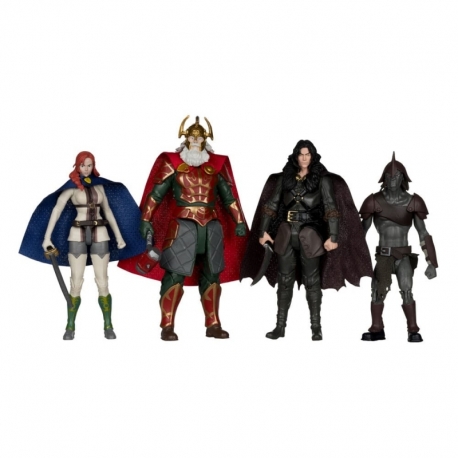 El Señor de los Anillos: la Guerra de los Rohirrim Pack de 4 Figuras 10 cm