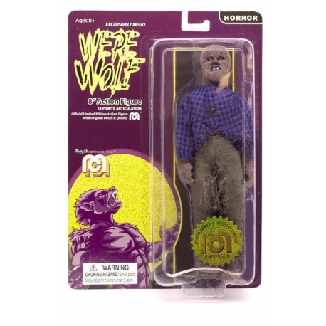Mego Horror Figura Werewolf (Flocked) 20 cm