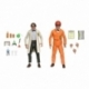 TMNT II: The Secret of the Ooze 2-Pack Figuras Lab Coat Professor Perry and Hazmat Suit Professor Perry 18 cm
