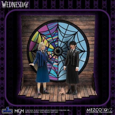 Wednesday Figuras 5 Points Wednesday & Enid Boxed Set 10 cm