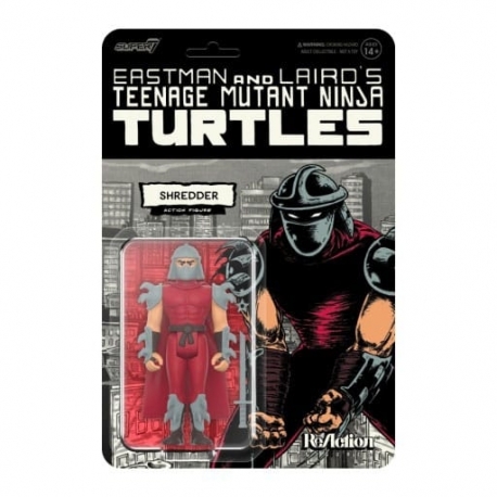 Tortugas Ninja Figura ReAction Wave 11 Shredder (Comic Color) 10 cm