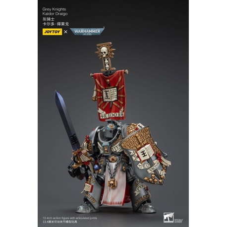 Warhammer 40k Action Figure 1/18 Grey Knights Kaldor Draigo 14 cm
