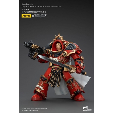 Warhammer The Horus Heresy Action Figure 1/18 Blood Angels Legion Praetor in Tartaros Terminator Armour 14 cm