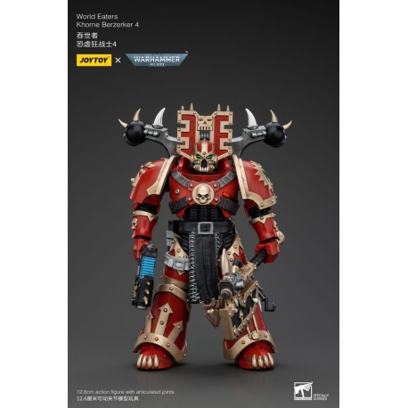 Warhammer 40k Action Figure 1/18 World Eaters Khorne Berzerker 4 13 cm