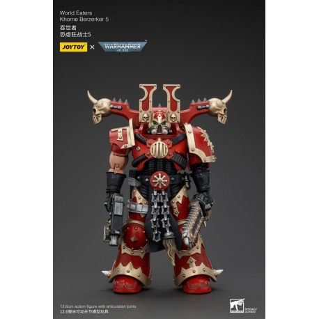 Warhammer 40k Action Figure 1/18 World Eaters Khorne Berzerker 5 13 cm