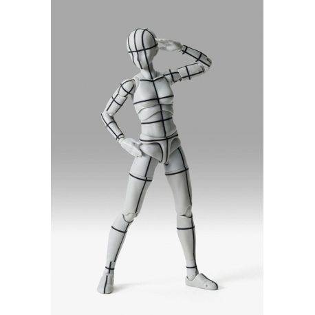 S.H.Figuarts Action Figure Body-Chan Sports Edition Wire Frame (Gray Color Ver.) 15 cm