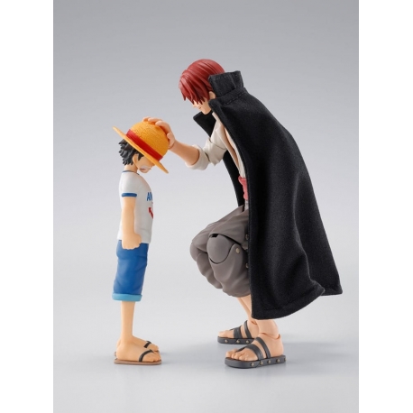 One Piece S.H.Figuarts Action Figure 2-Pack Shanks & Monkey D. Luffy Childhood Ver.