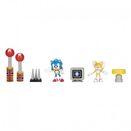 Sonic - The Hedgehog Diorama playset 30th Anniversary 6 cm