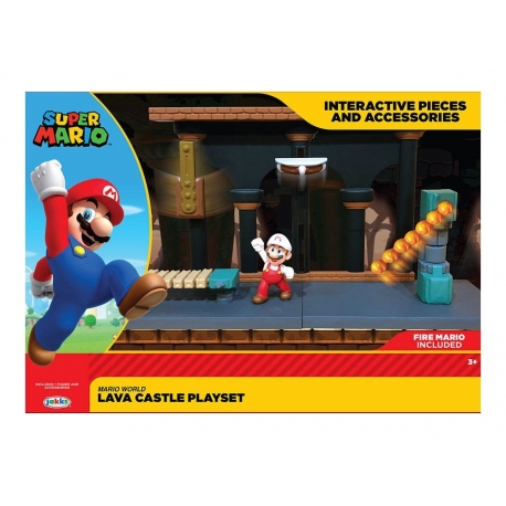 World of Nintendo Super Mario Escenario de Juego Lava Castle