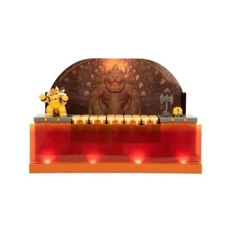 World of Nintendo Super Mario Playset Bowser Battle Deluxe