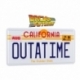 Back To The Future Replica 1/1 ´Outatime´ DeLorean Matrícula