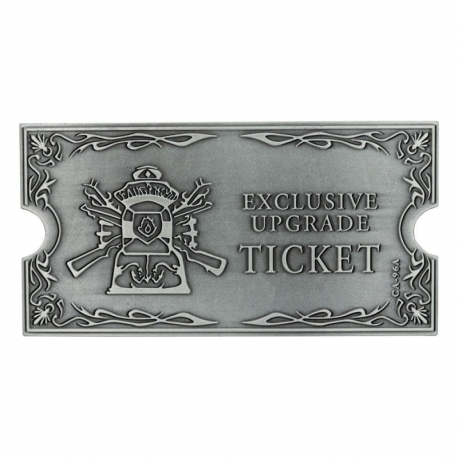 Resident Evil 4 Réplica 1/1 Metal Exclusive Upgrade Ticket
