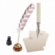 Harry Potter Réplica Pluma de Escribir Hogwarts con Papel con Cabeza de Hogwarts 31 cm