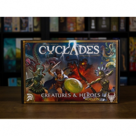 Criaturas y Héroes - paquete - Cyclades edición legendaria MalditoGames