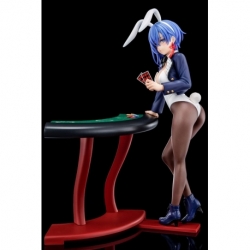 Sakuya Sieglinde wearing lapis lazuli blue bunny costume with Nip Slip Gimmick System 25 cm