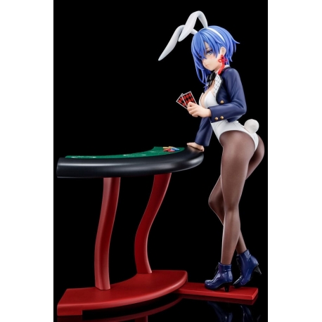 Sakuya Sieglinde wearing lapis lazuli blue bunny costume with Nip Slip Gimmick System 25 cm