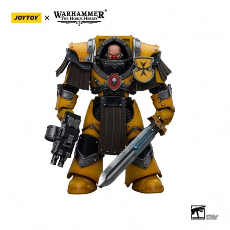 Figura 1/18 Imperial Fists Legion Cataphractii Terminator Squad Legion Cataphractii Sergeant with Power Sword 12 cm