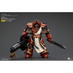 Figura 1/18 Blood Angels Crimson Paladins Squad Crimson Paladin with Iliastus Assault Cannon 14 cm