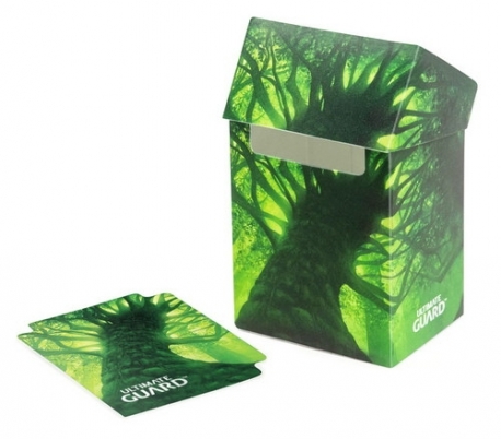 Ultimate Guard Basic Deck Case 80+ Standard Size Lands Edition