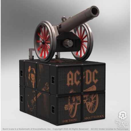 AC/DC Estatuas Rock Ikonz On Tour Cannon "For Those About to Rock"
