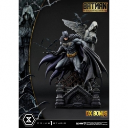 Batman Estatua Ultimate Premium Masterline Series 1/4 Batman Rebirth Edition Black Deluxe Bonus Version 71 cm