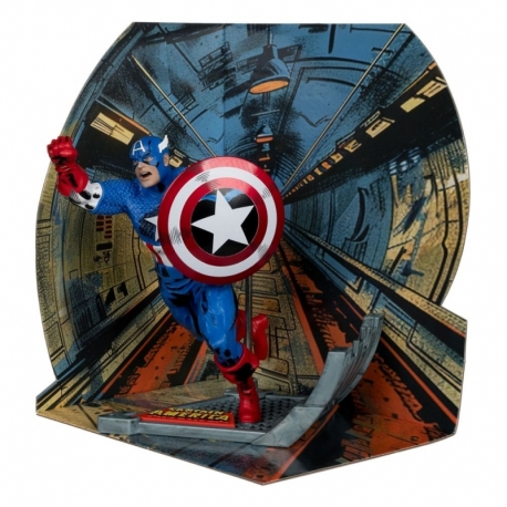 Marvel Collection Estatua PVC 1/10 Captain America (Captain America 100) 12 cm