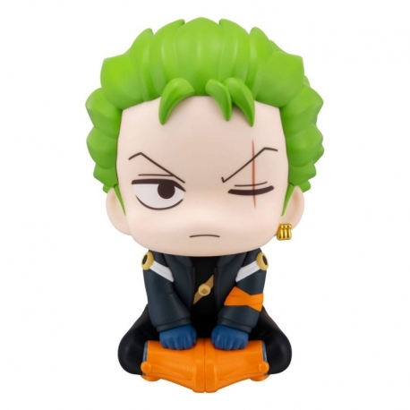 One Piece Estatua PVC Look Up Roronoa Zoro Future Island Egghead Ver. 11 cm