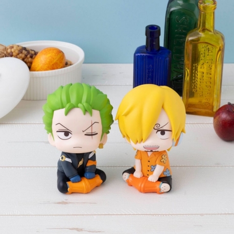 One Piece Estatuas PVC Look Up Roronoa Zoro & Sanji Future Island Egghead Ver. 11 cm (with gift)