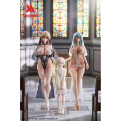 Original Character PVC Statues 2-Pack 1/6 Lily Nun & Emily Nurse Illustration by Chowbie 26 cm