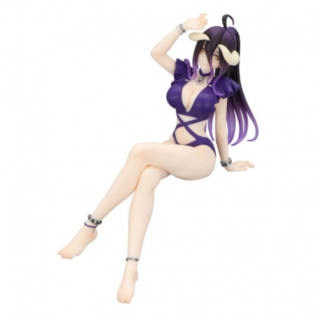 Overlord Estatua PVC Noodle Stopper Albedo Swimsuit Dark Purple Color Ver. 16 cm