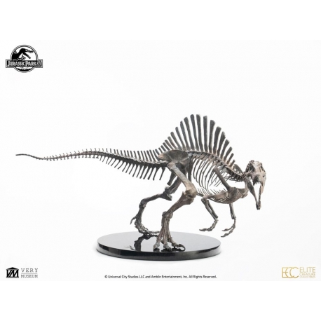 Jurassic Park III ECC Elite Creature Line Estatua 1/12 Spinosaurus Skeleton Bronze 46 cm