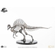 Jurassic Park III ECC Elite Creature Line Estatua 1/12 Spinosaurus Skeleton Bronze 46 cm
