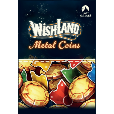 Wishland 3ª. Ed Metal Coins from Lost Games Entertainment Ltd.