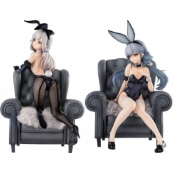 Original Character SSR PVC Statuen 1/7 Yi Ren Guan - House of Unhumans Jin Hua: Bunny Ver. + Qiao Er Combinatorial 23 cm